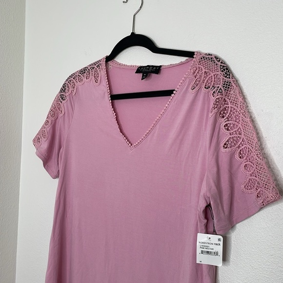 NWT Laundry by Shelli Segal Pink T-shirt - Picture 2 of 8